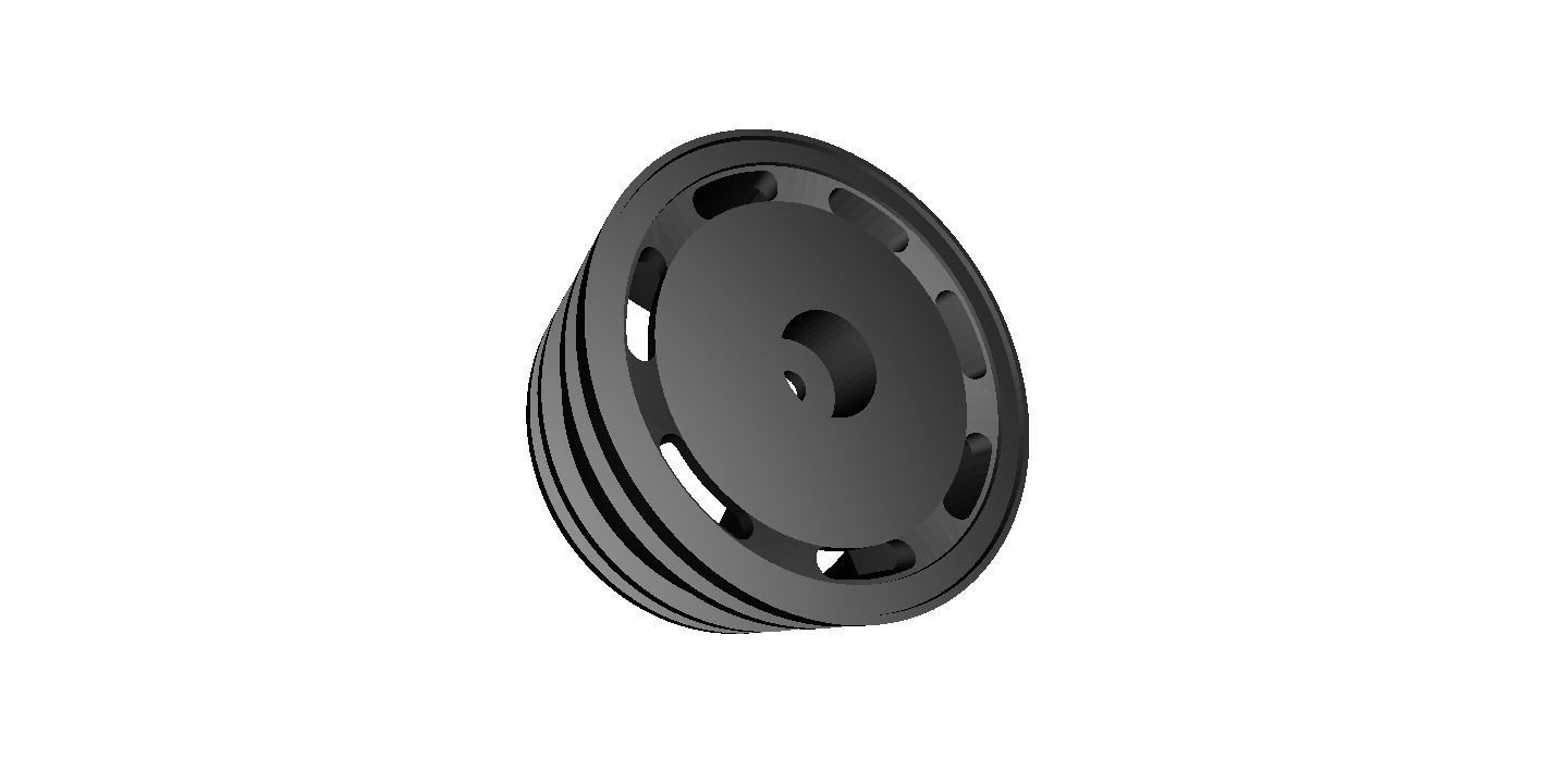 RC Car Drift Wheel Porsche Gullideckel width 24mm offset 0mm