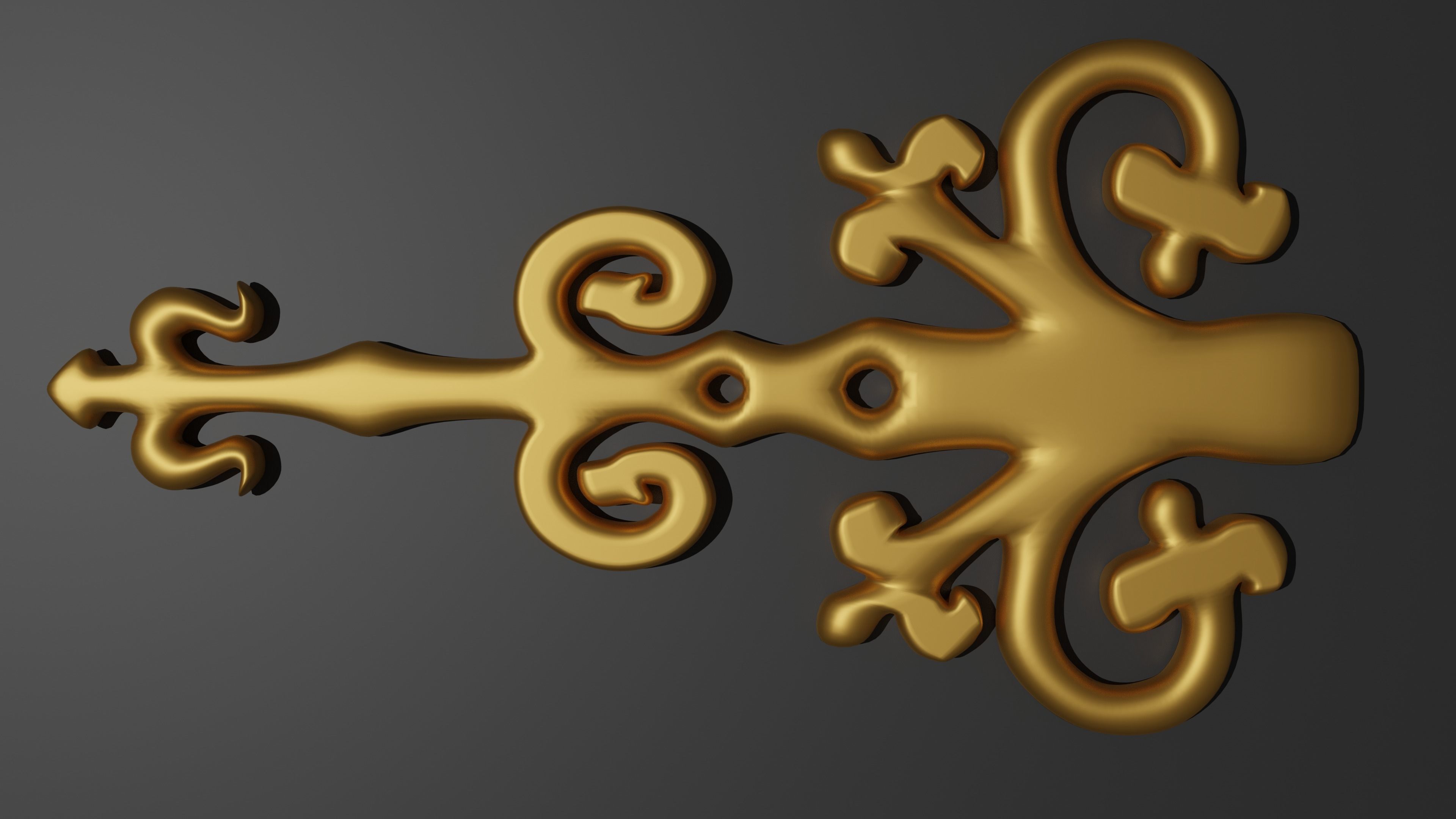 Metal Carving art 3D CGTrader