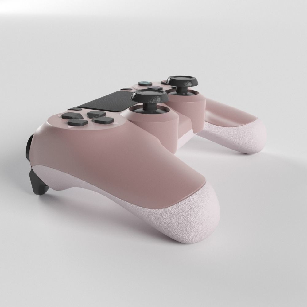 Sony PlayStation 4 DualShock Controller Rose Gold Edition 3D model