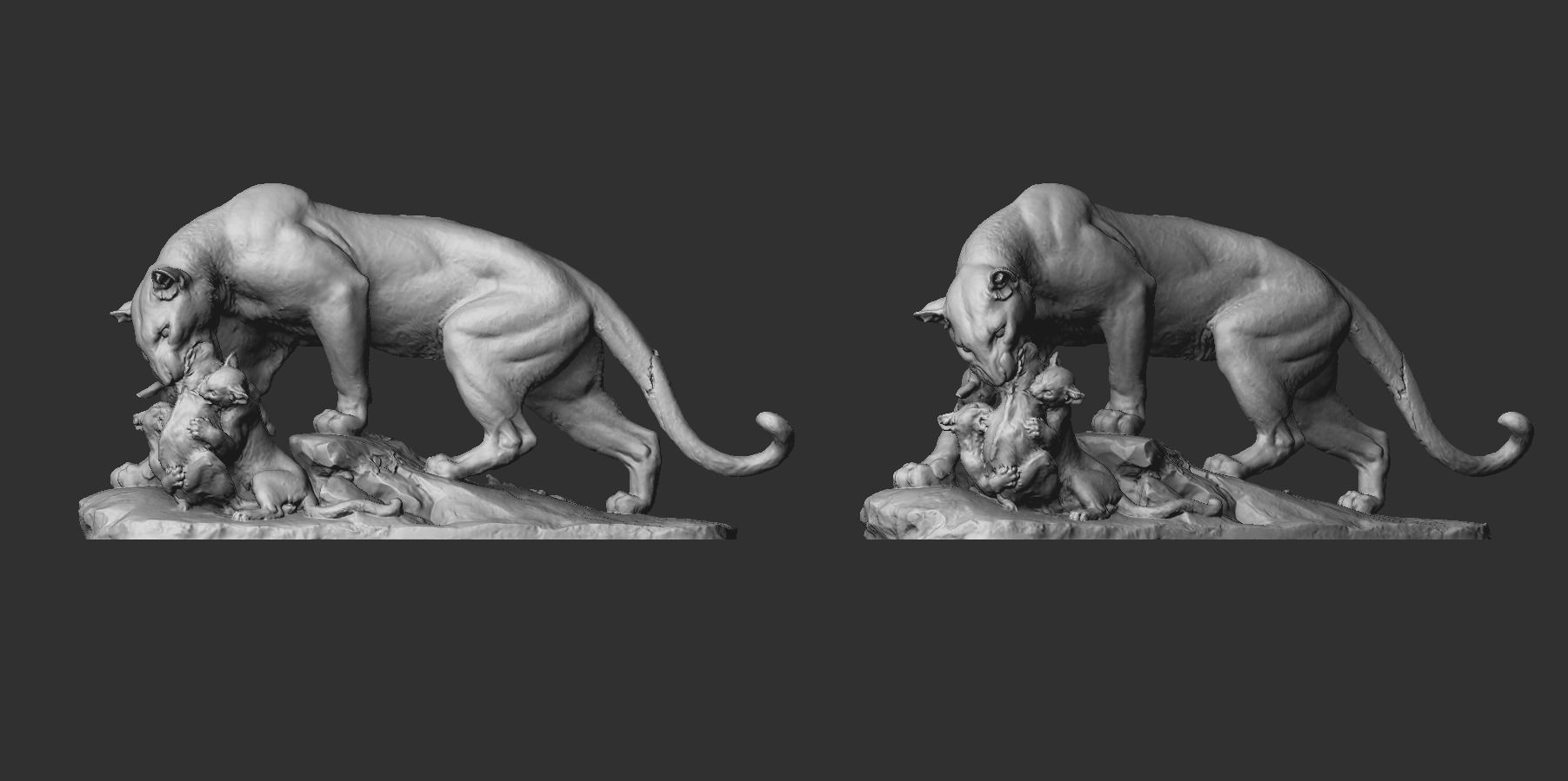 Panther Sculpture