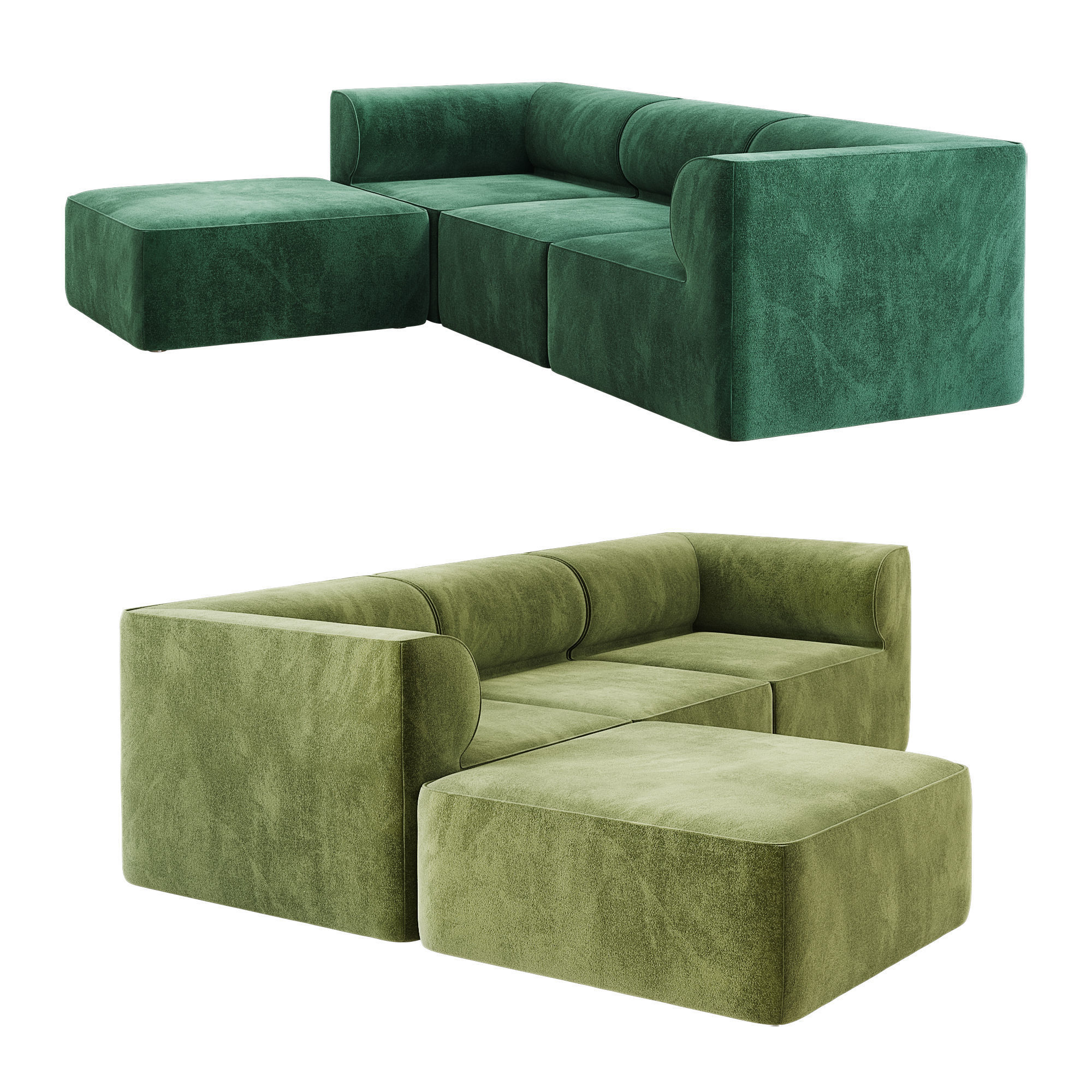 Eave Modular Sofa option 02 3D model