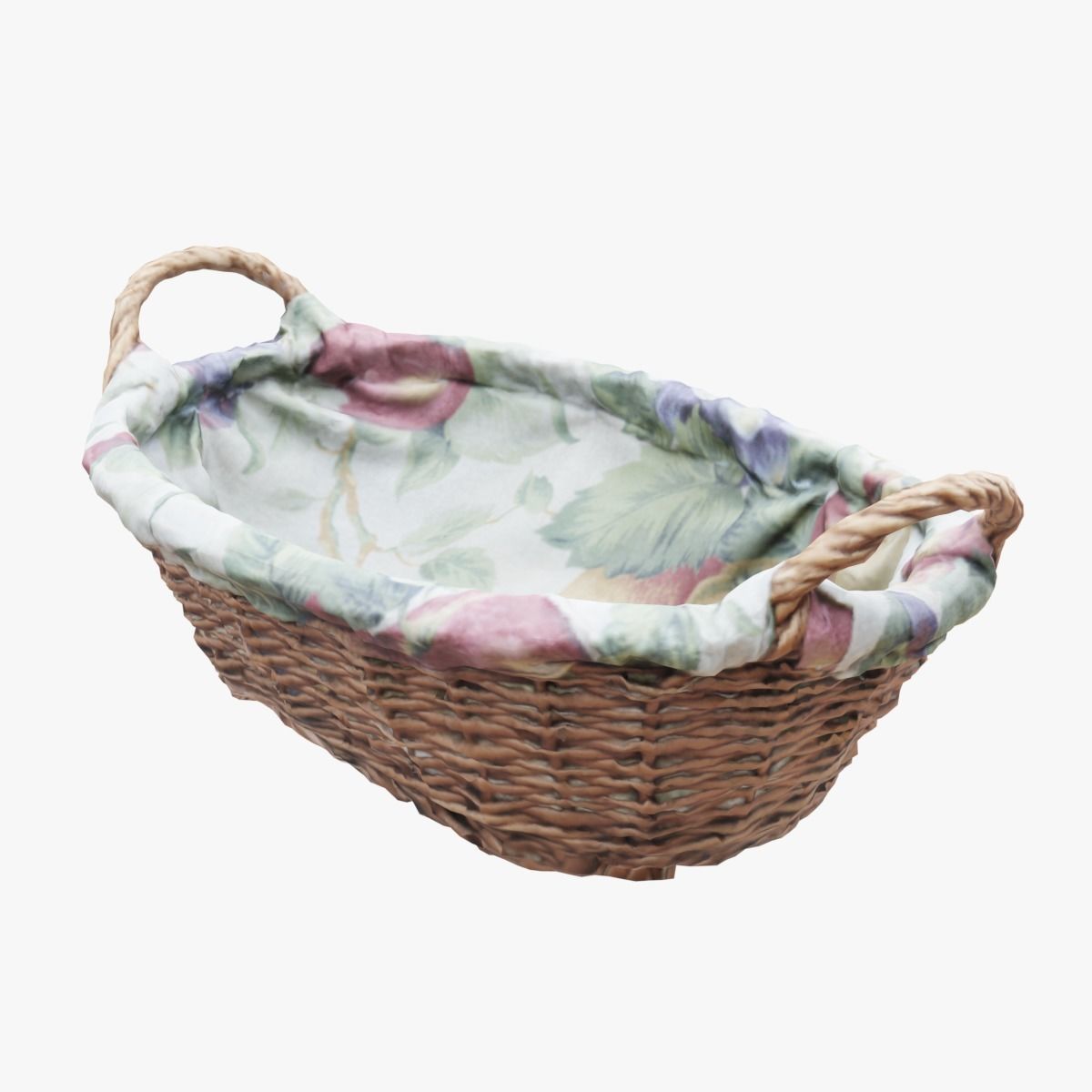 Food Wicker Basket 3D model CGTrader