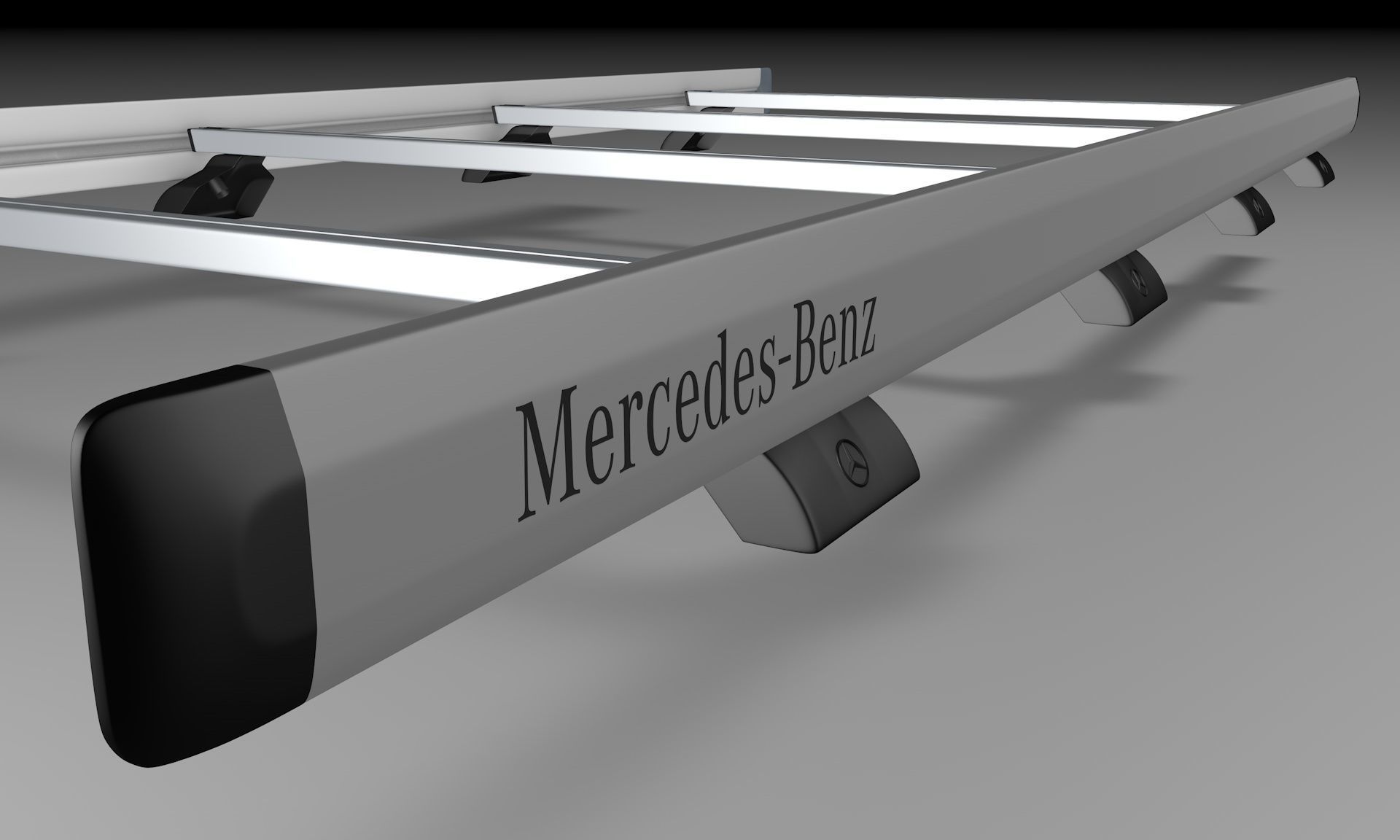 MercedesBenz Roof Rack 2019 3D model CGTrader