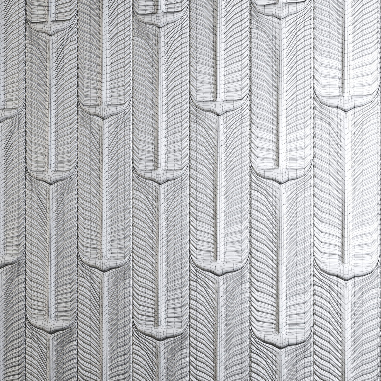 Decorpanel feather 3D model