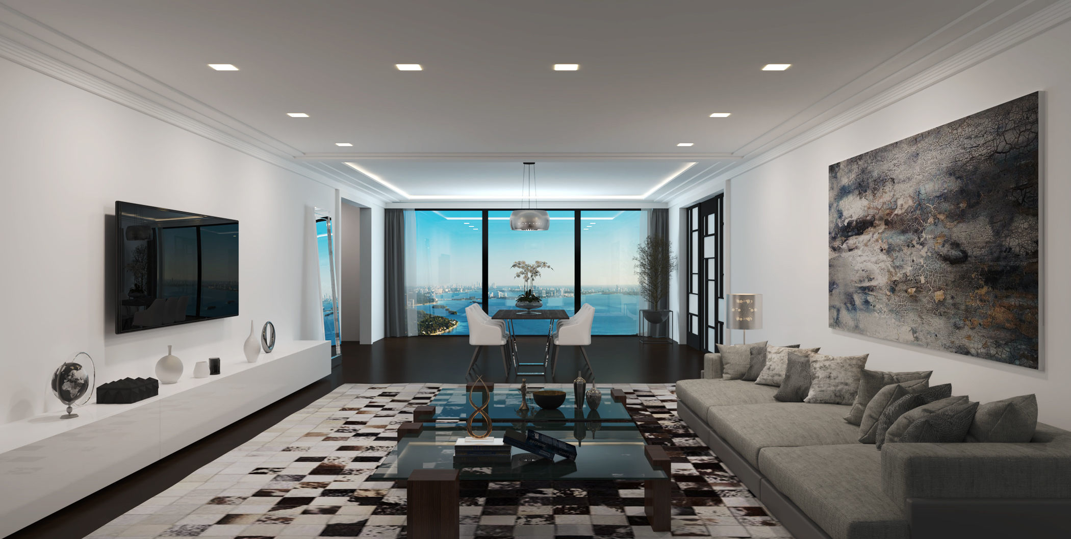 living dining 3D model