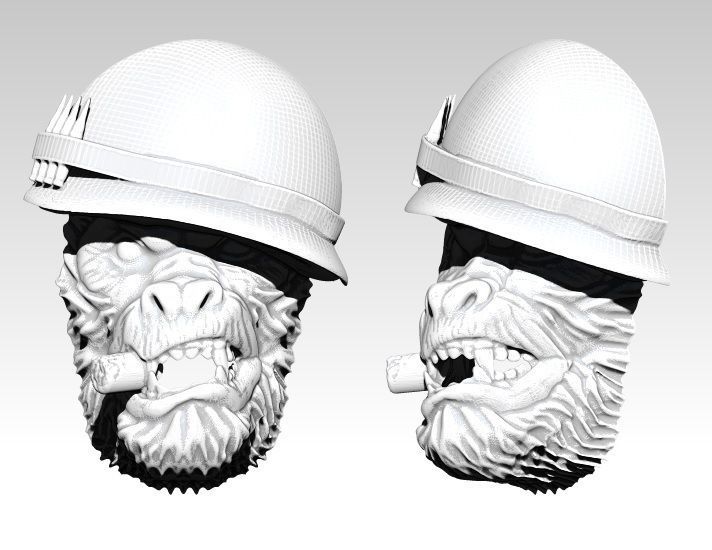 Soldier pendant 3D print model