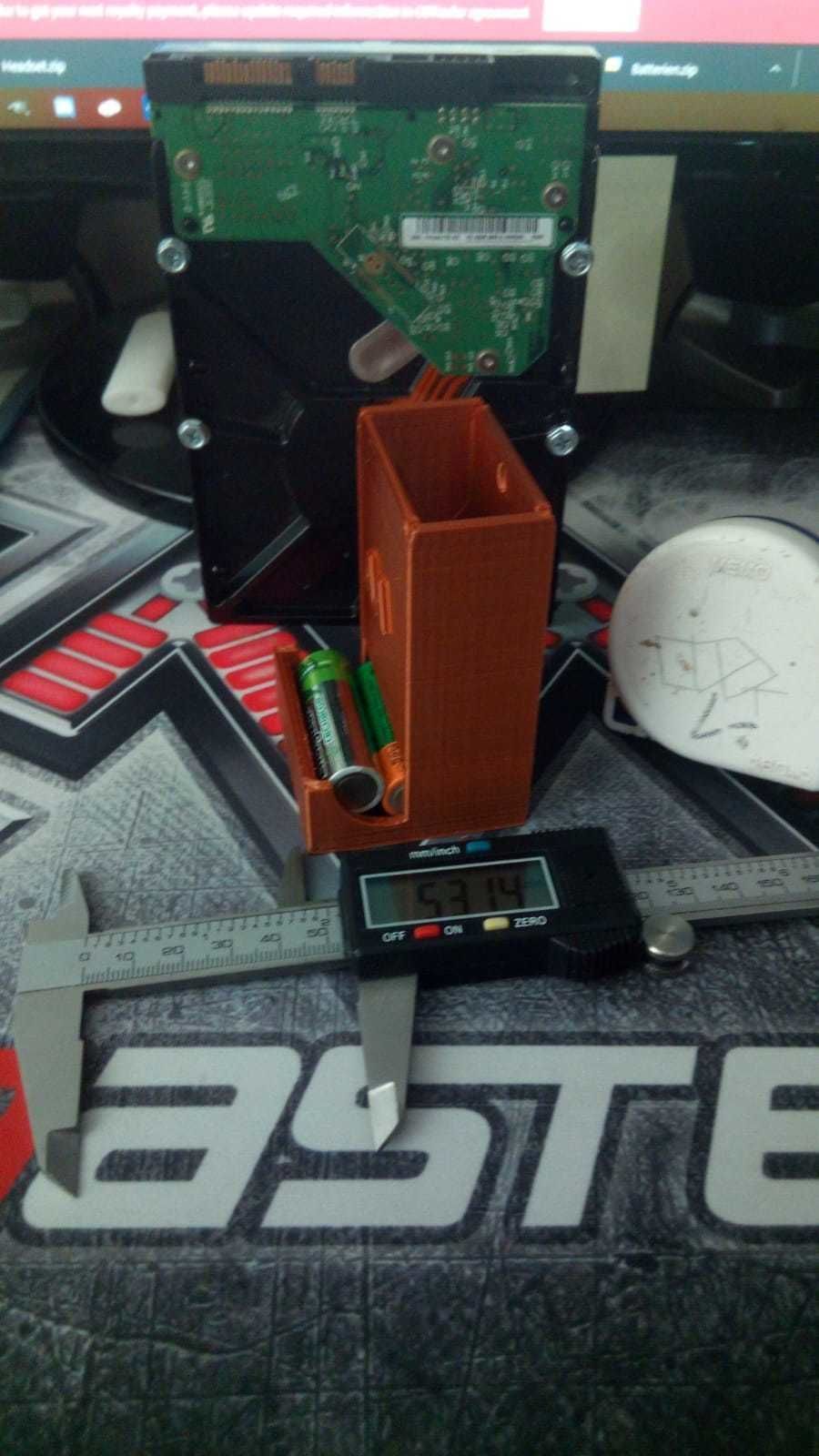 Battery dispenser 3D model 3D printable | CGTrader