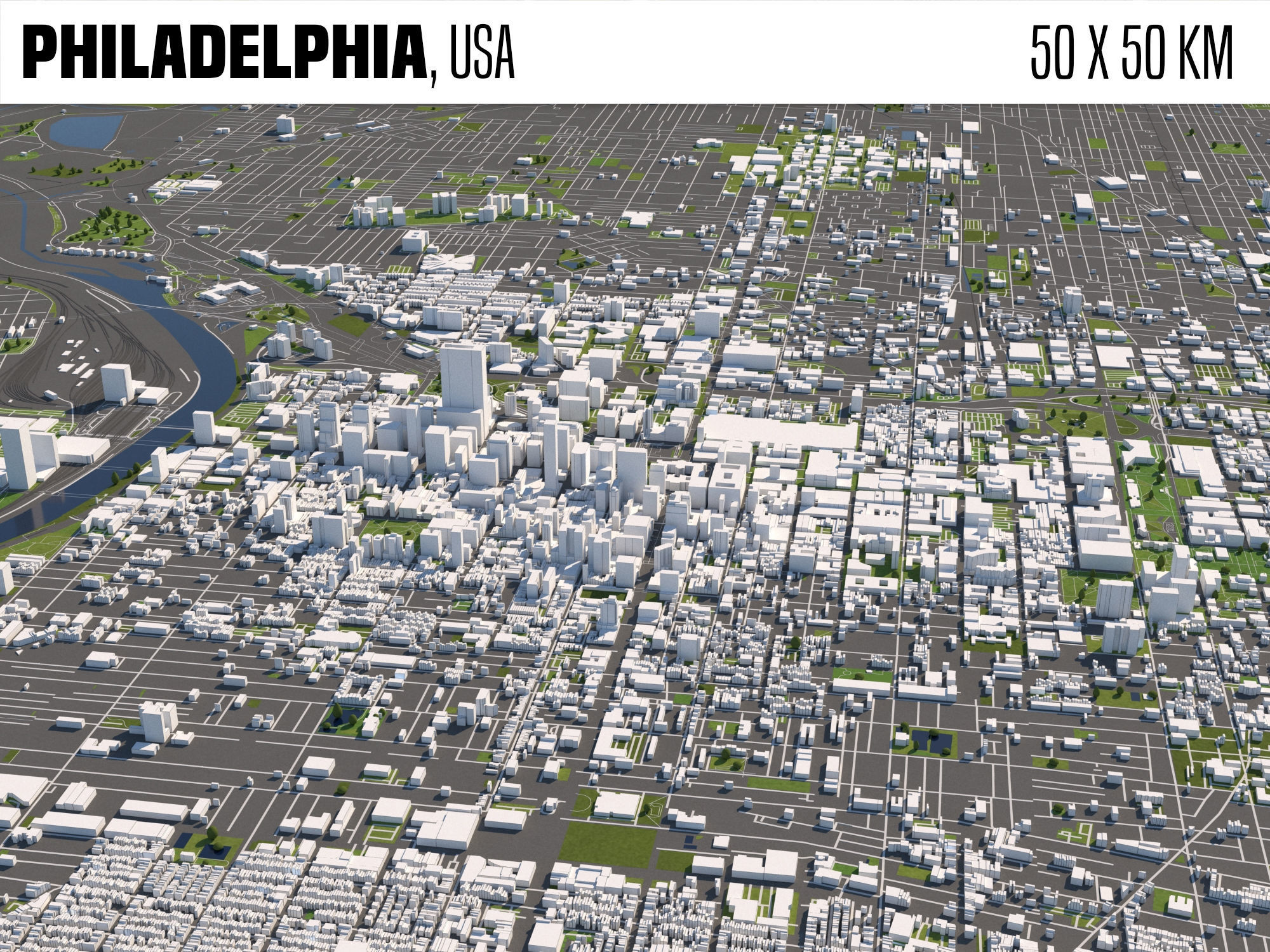 Philadelphia 3D model