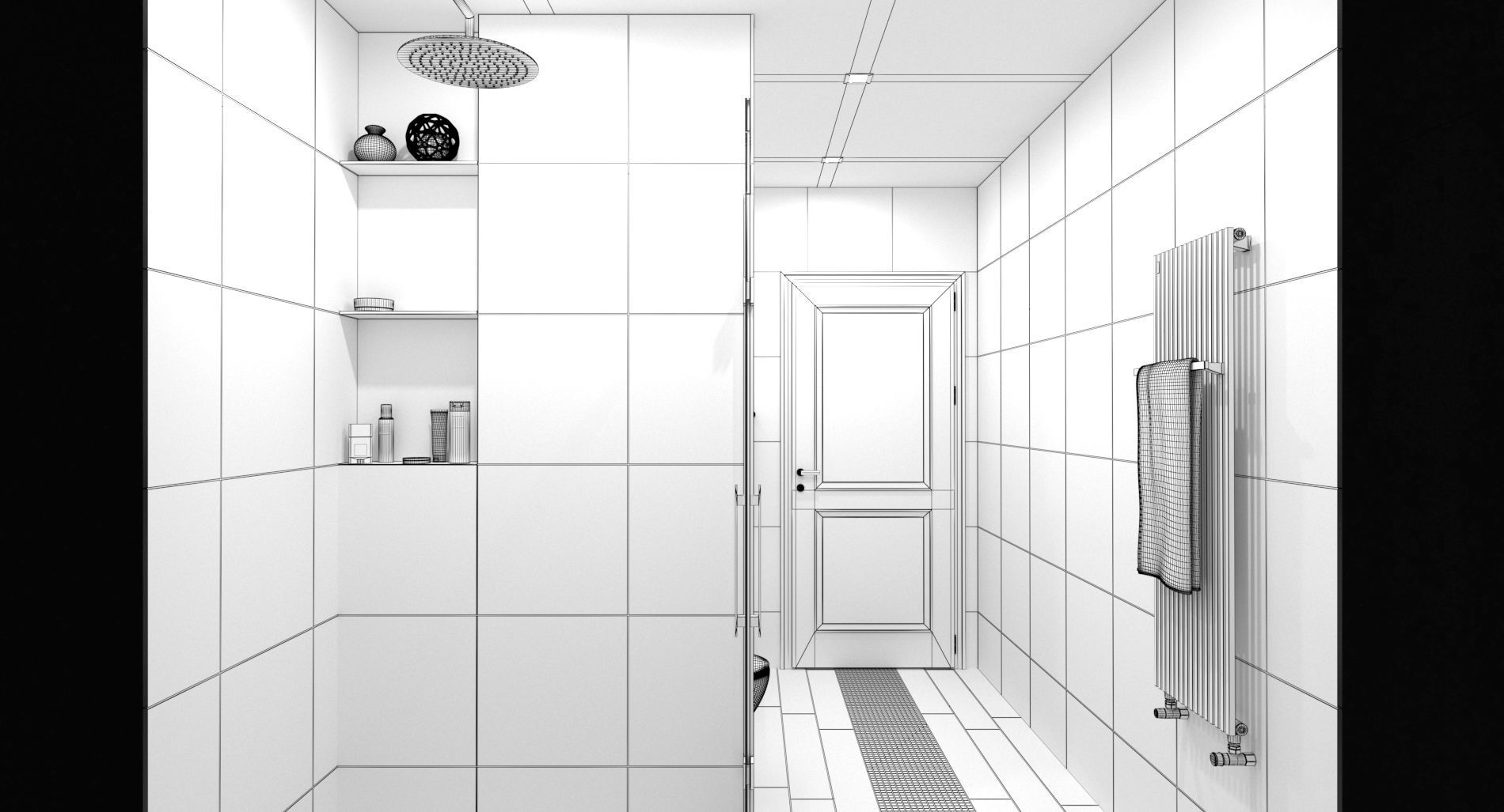 Photorealistic Bathroom Scene 03 3D model CGTrader