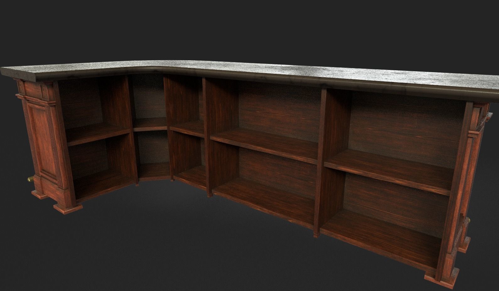 3D model Vintage Bar Table VR / AR / lowpoly CGTrader