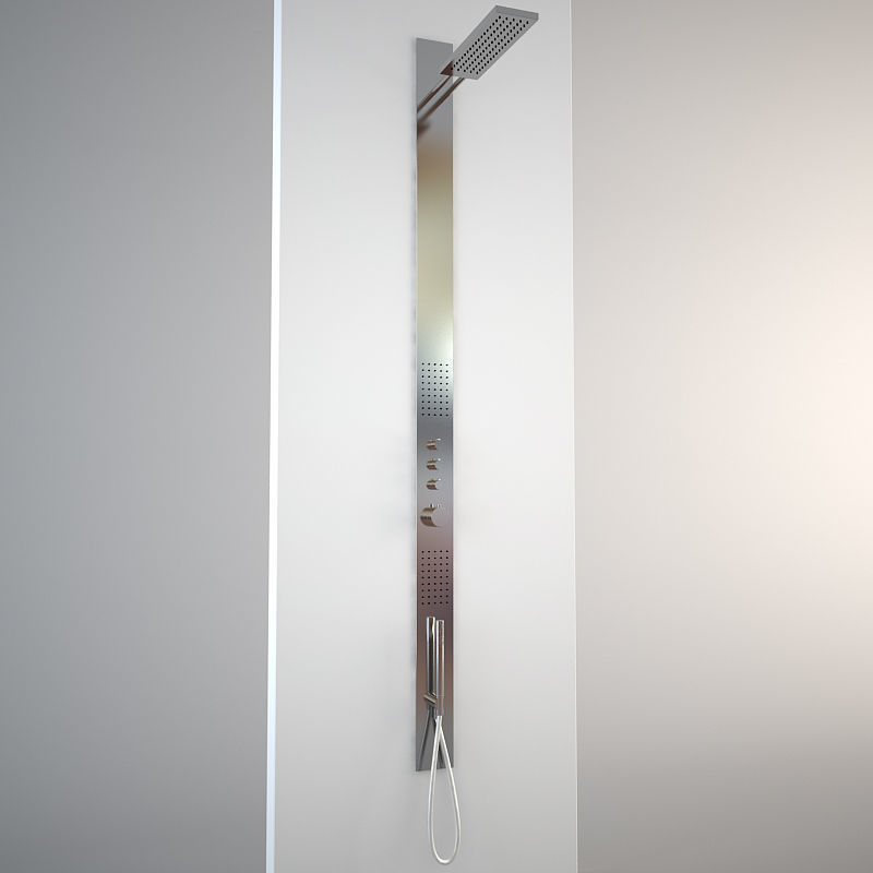 Fantini Acquatonica shower panel 3D CGTrader