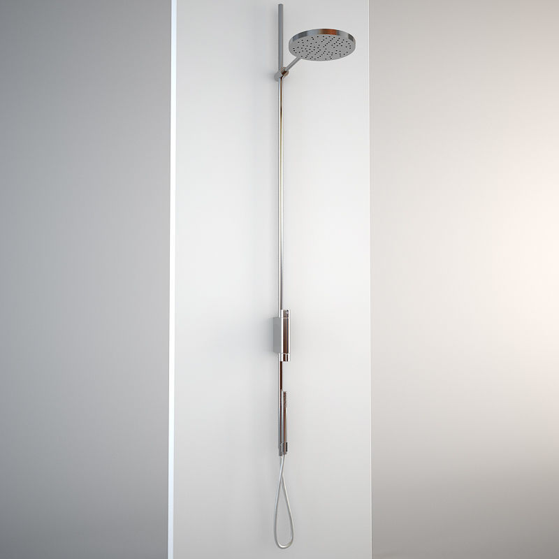 3D Fantini Zen shower CGTrader