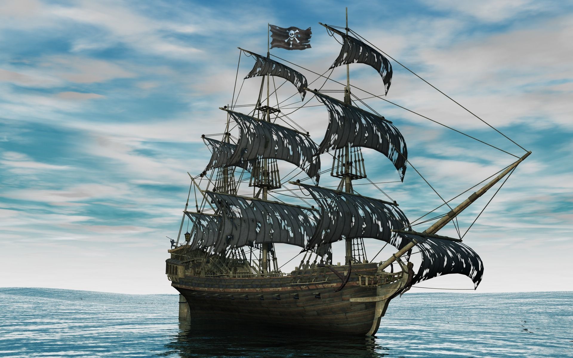 3D model De Vliegende Hollander Ship | CGTrader