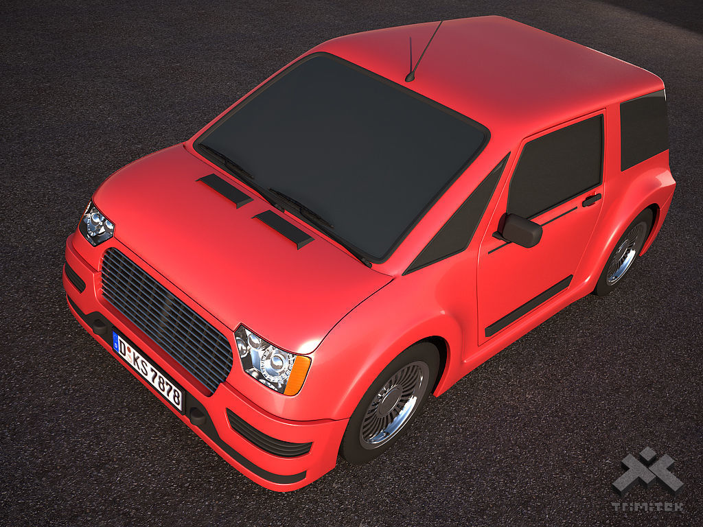 Generic City Car 3D model