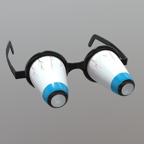 3D model Novelty Glasses 3 VR / AR / lowpoly CGTrader