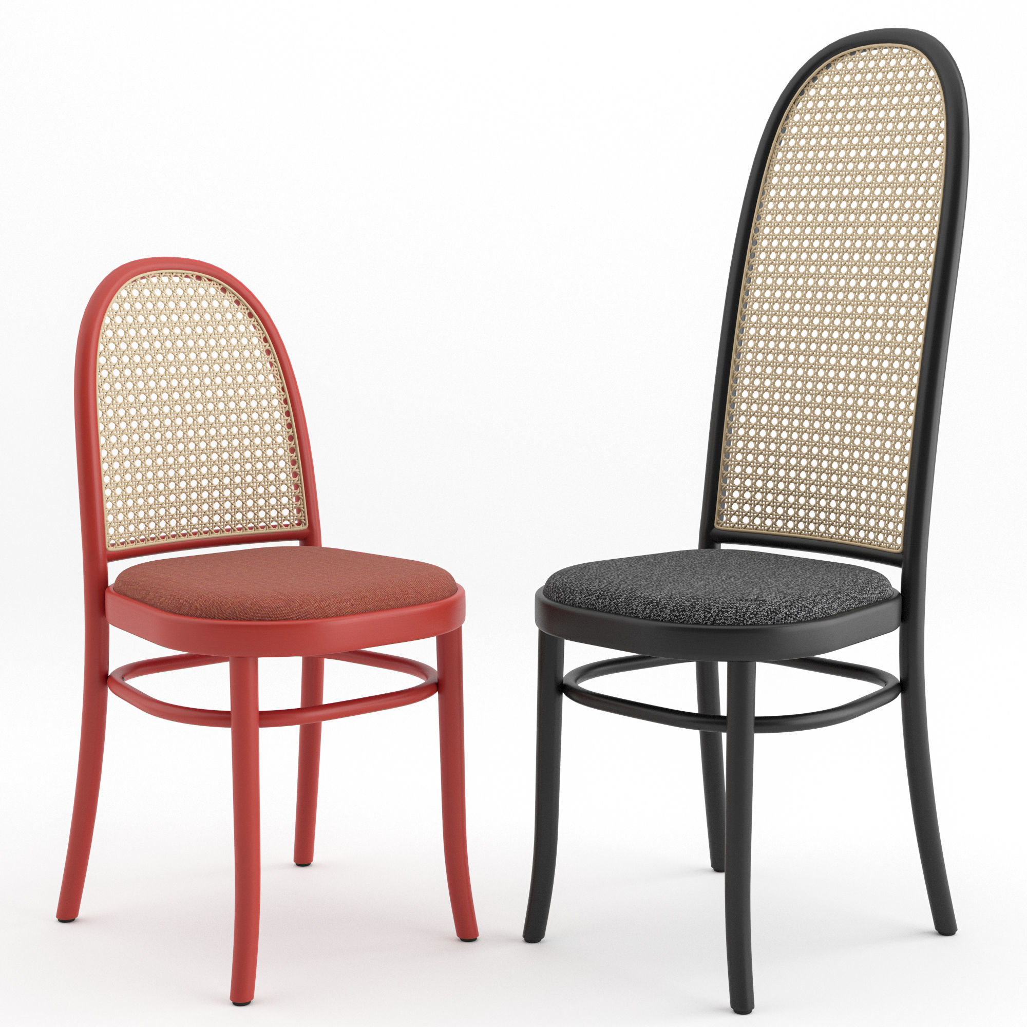 Morris Chairs by Thonet Vienna 3D model