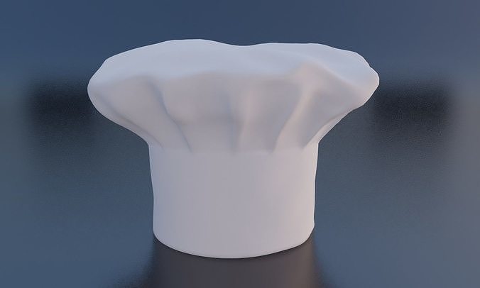 Chef hat 3D model | CGTrader