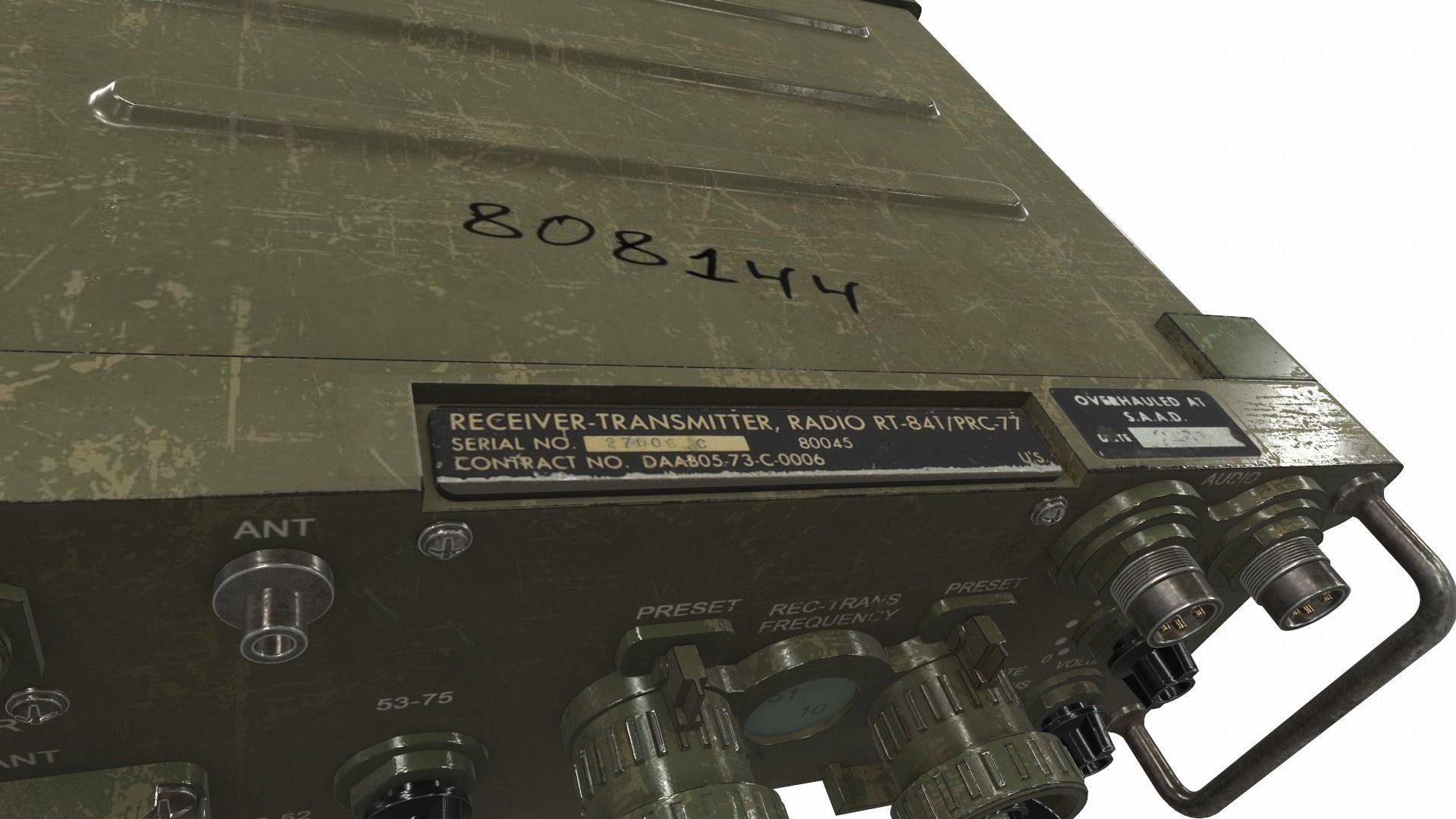 Radio military AN PRC-77 3D model | CGTrader