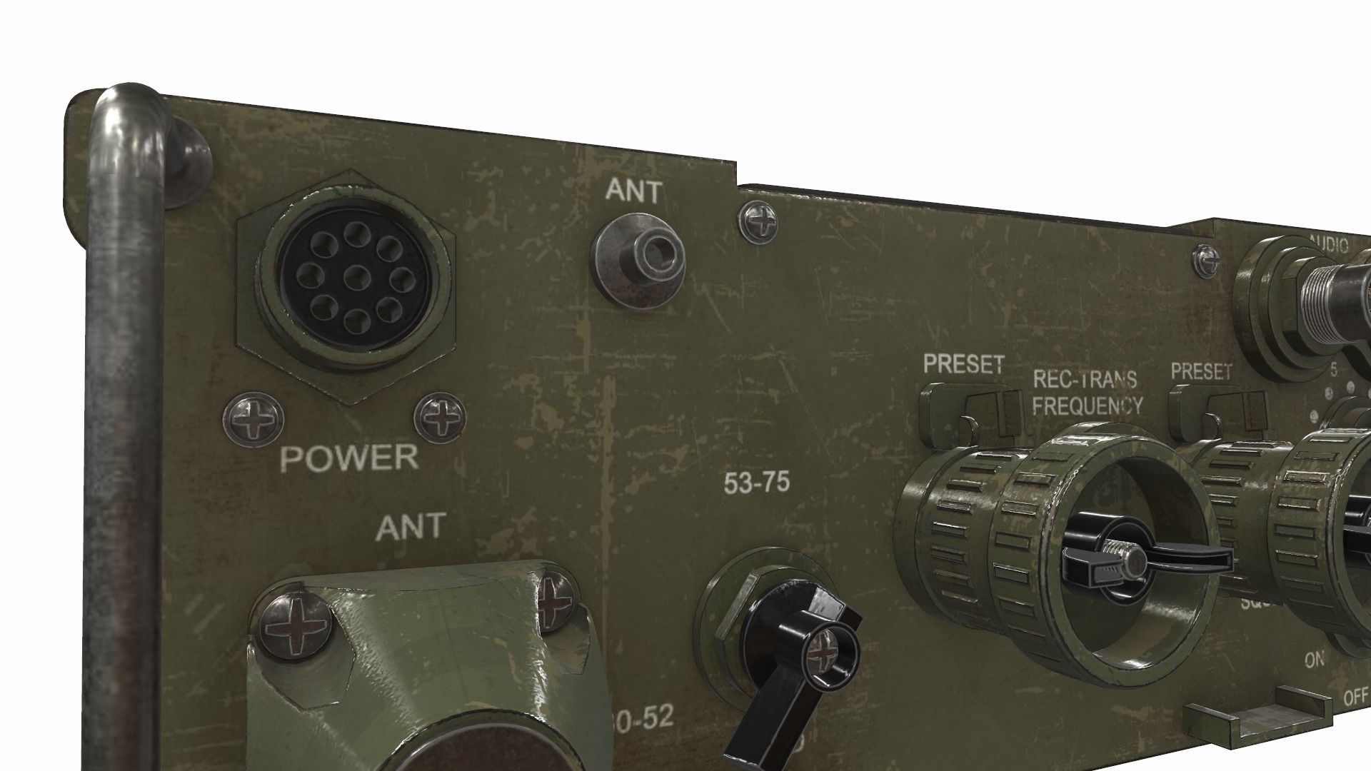 Radio military AN PRC-77 3D model | CGTrader