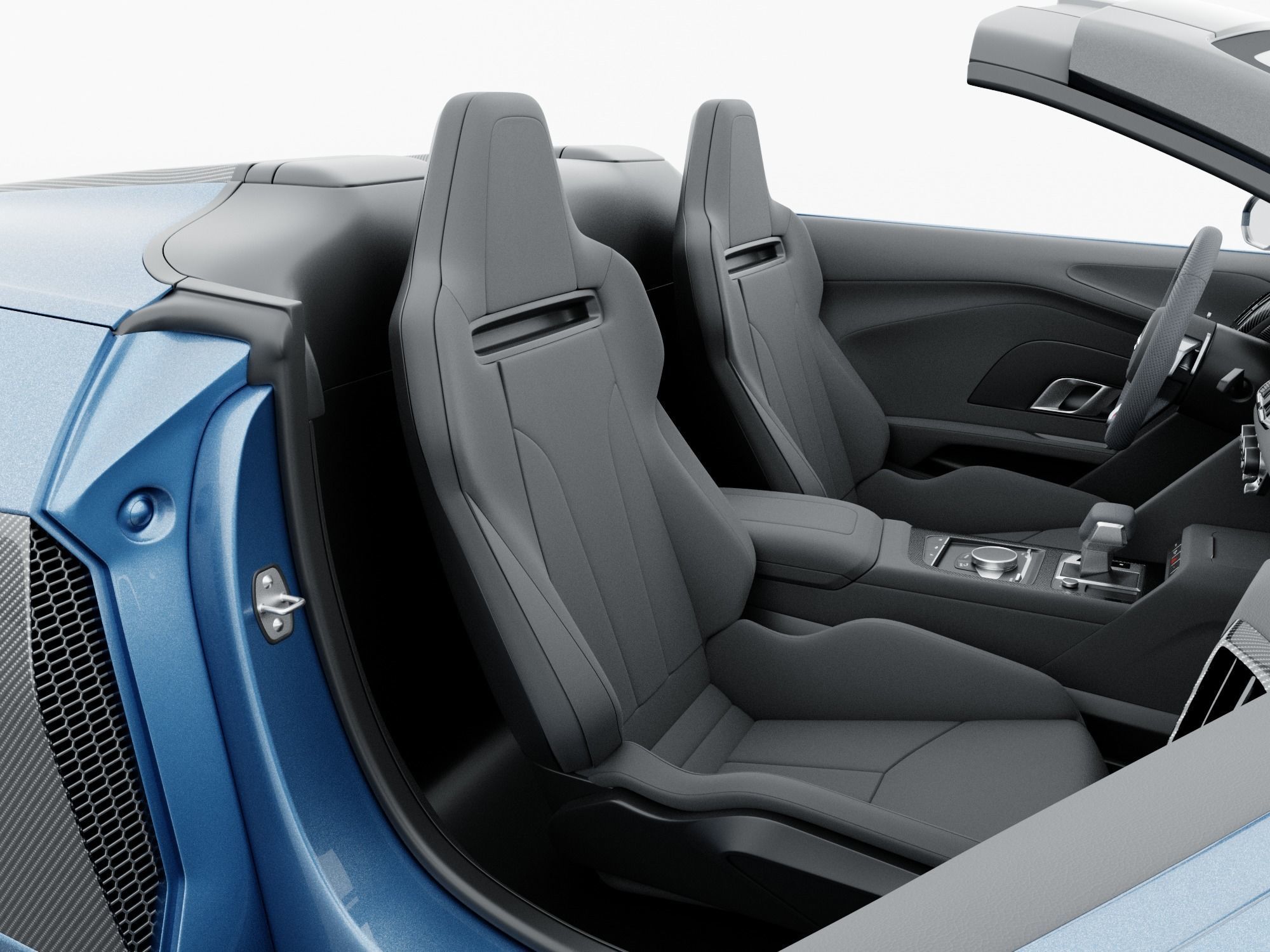 Audi R8 Spyder 2020 DETAILED INTERIOR 3D model | CGTrader