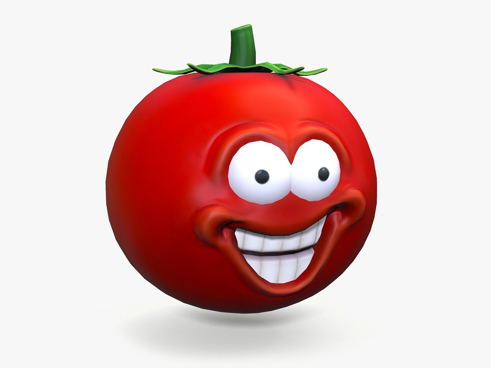 Cartoon Smiley Tomato