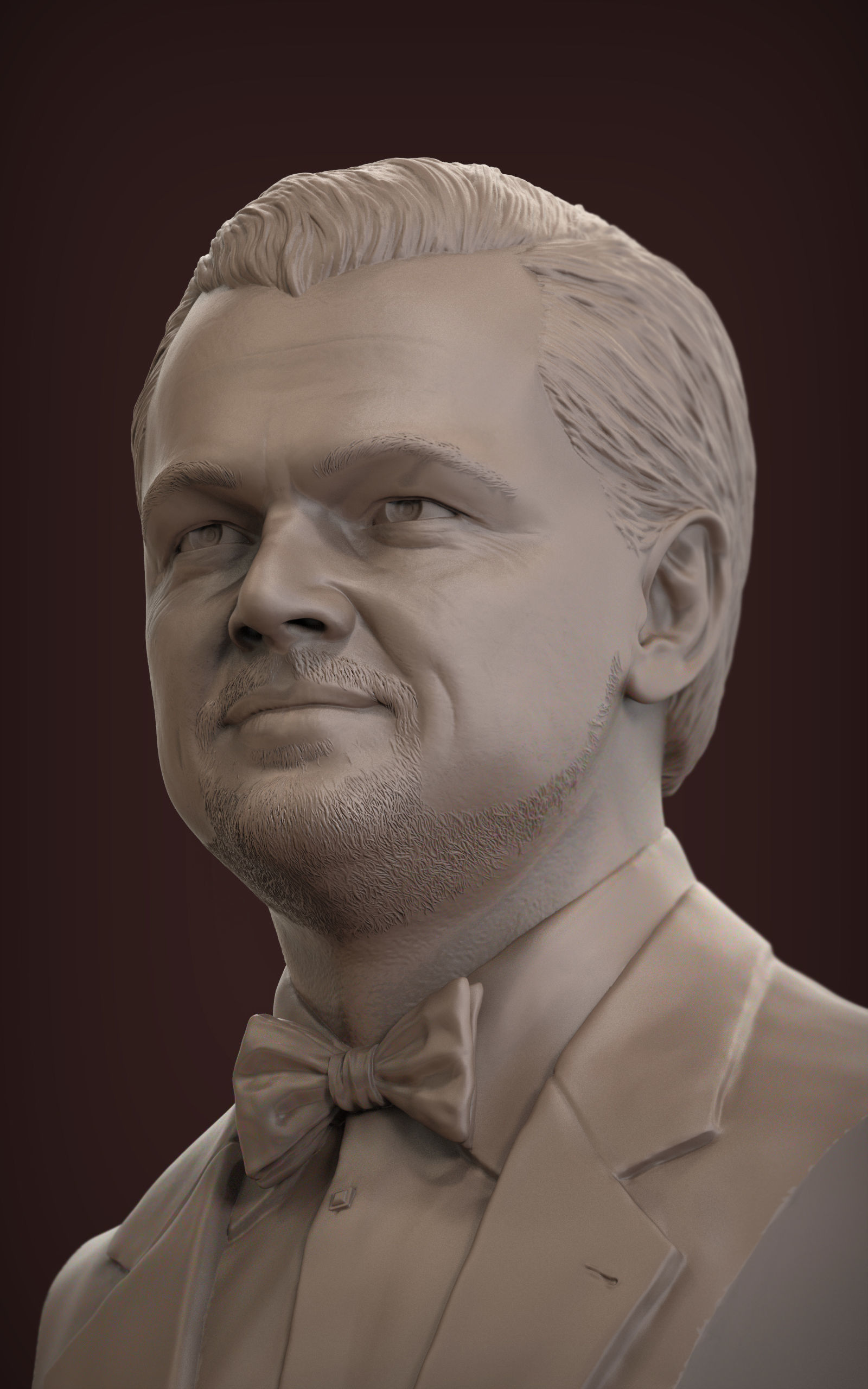 Leonardo DiCaprio 3D model 3D printable | CGTrader