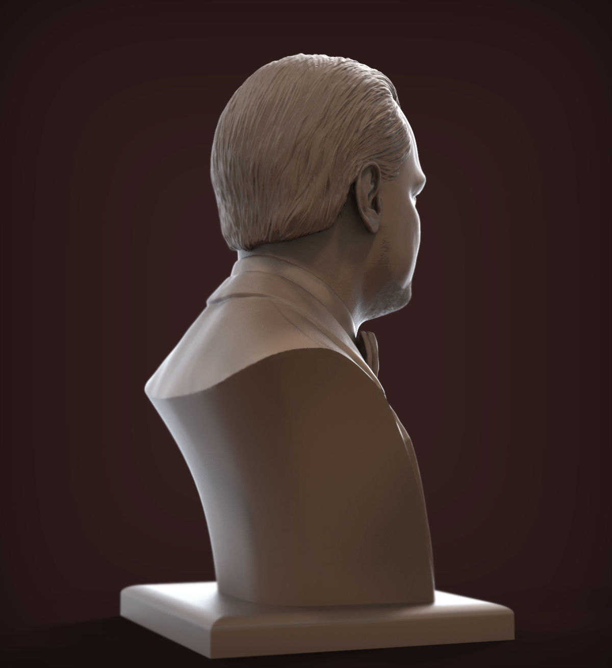 Leonardo DiCaprio 3D model 3D printable | CGTrader