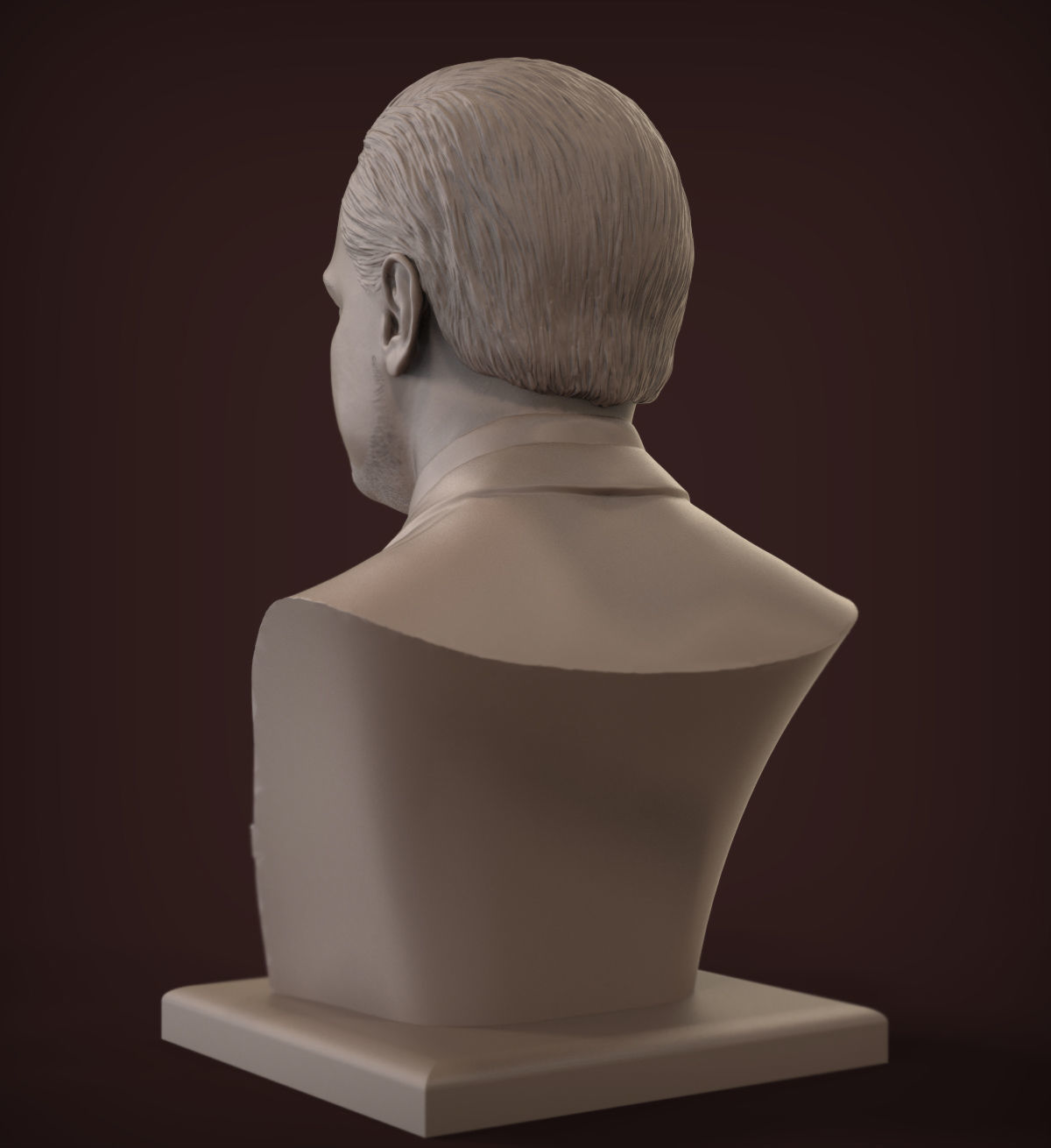 Leonardo DiCaprio 3D model 3D printable | CGTrader