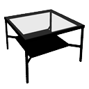 Glass coffee table Free 3D model