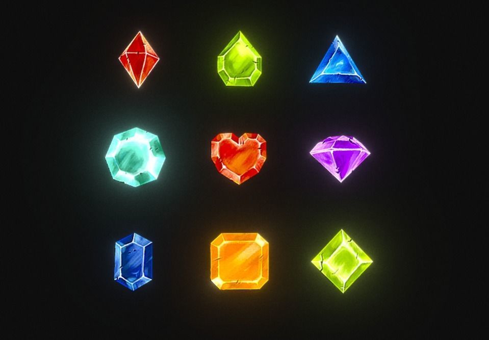 Gem Stone Collection - Lowpoly