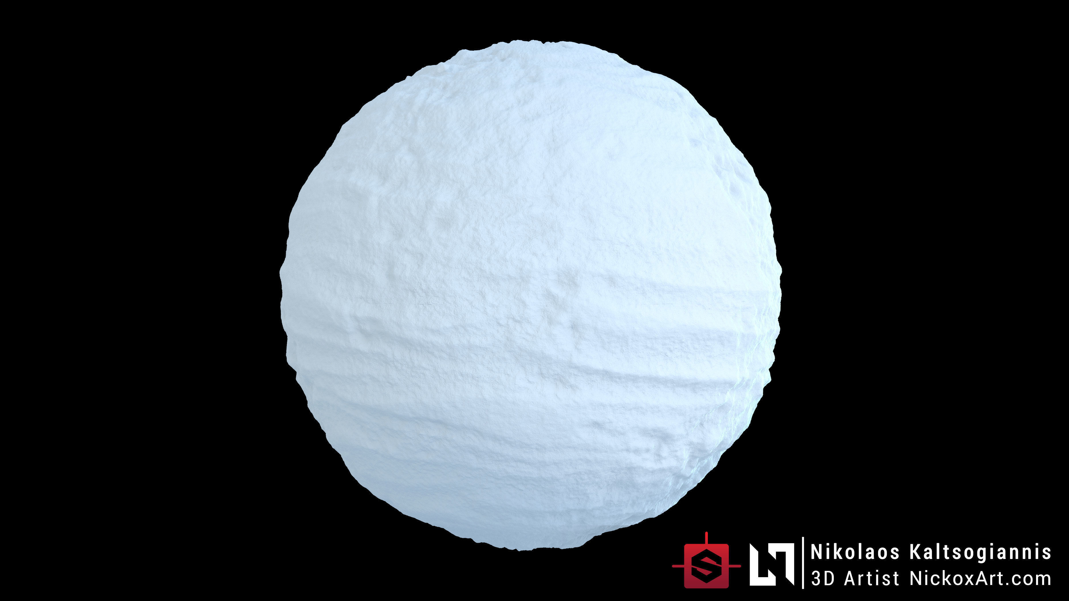 Texture Procedural Snow Material 3 Variations VR / AR / low-poly | CGTrader