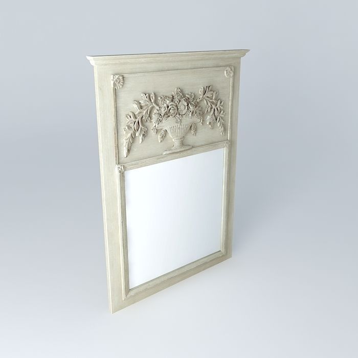 Old Fashioned Mirror 3d Model
