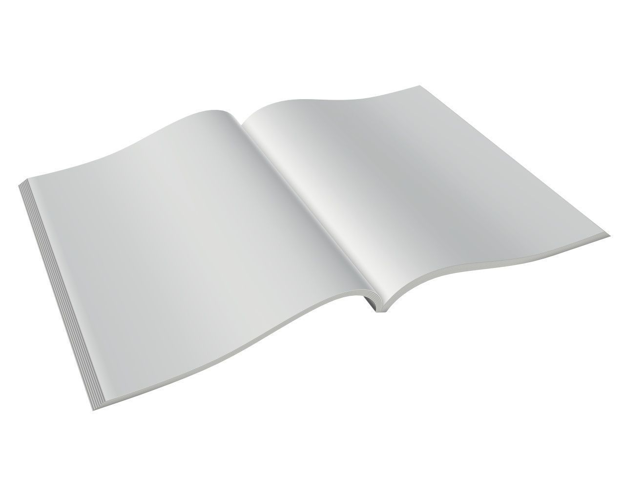 Magazine opened