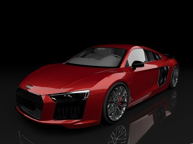 Audi R8 Sport Car 2016 3D model