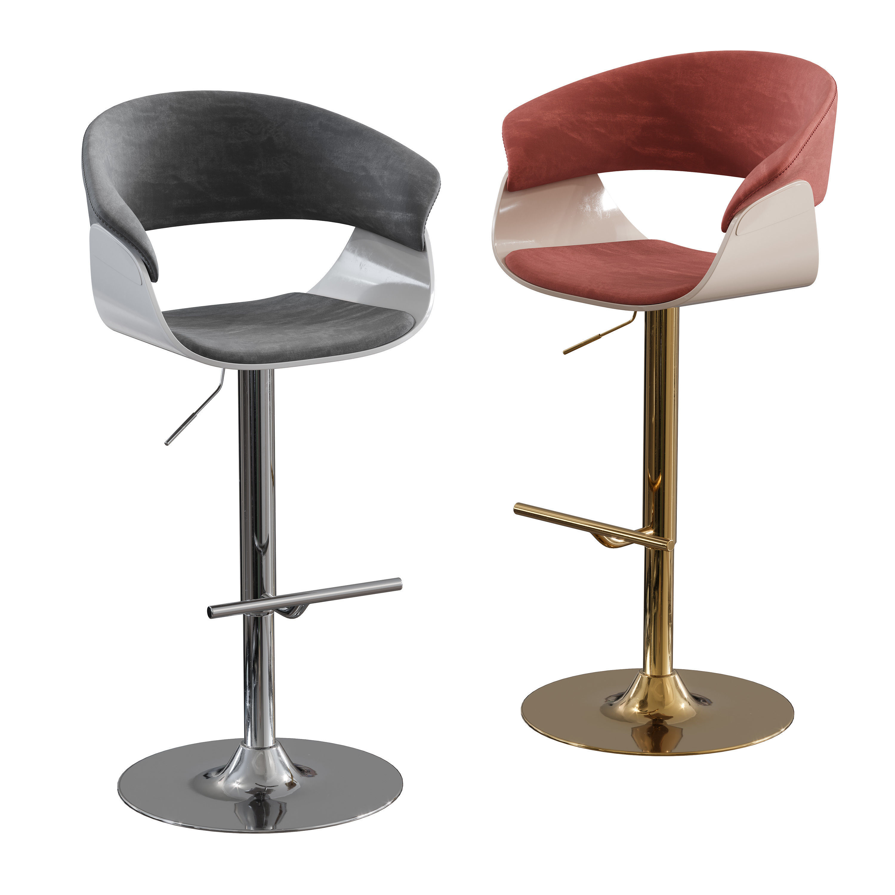 Bar Stool Vismara Home 3D model