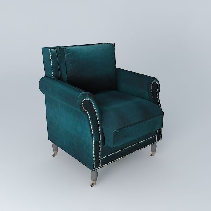 Elegant armchair 3D model CGTrader