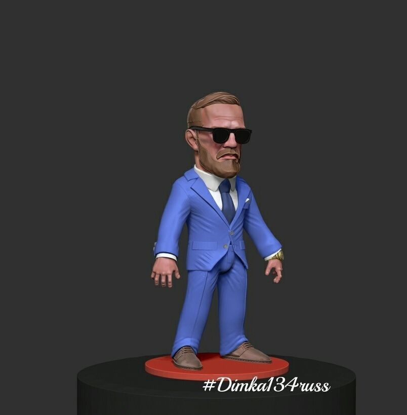 Conor McGregor 3D model 3D printable | CGTrader