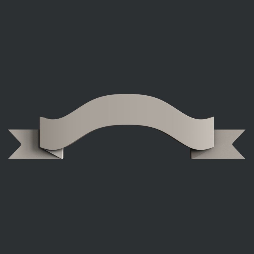 3d STL models for CNC router ribbon set 3D model | CGTrader