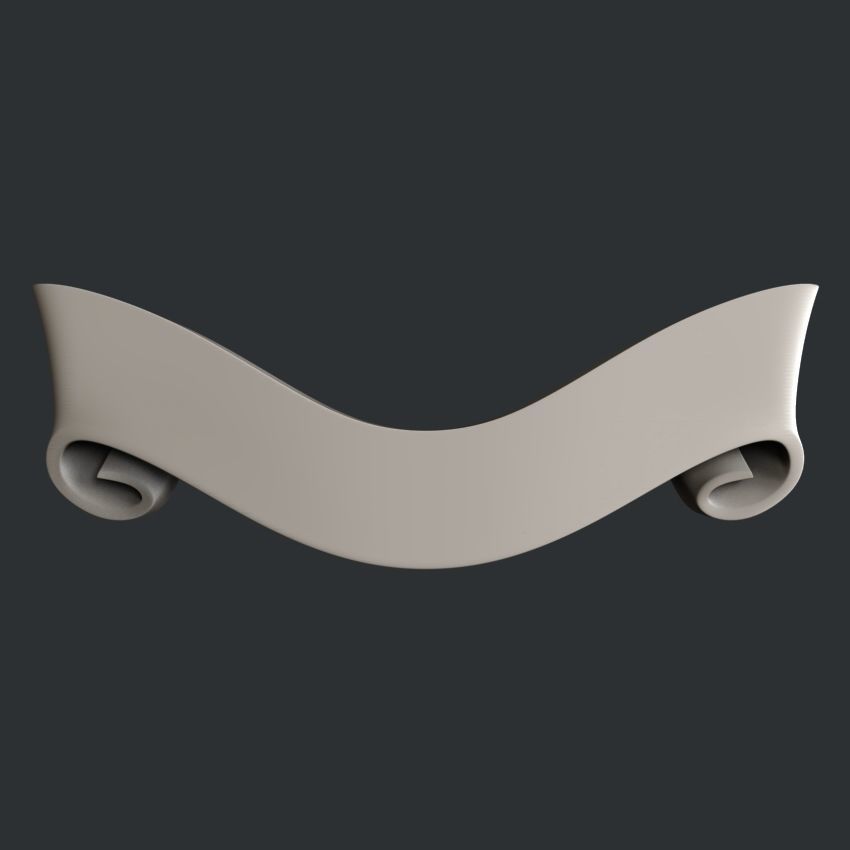 3d STL models for CNC router ribbon set 3D model | CGTrader