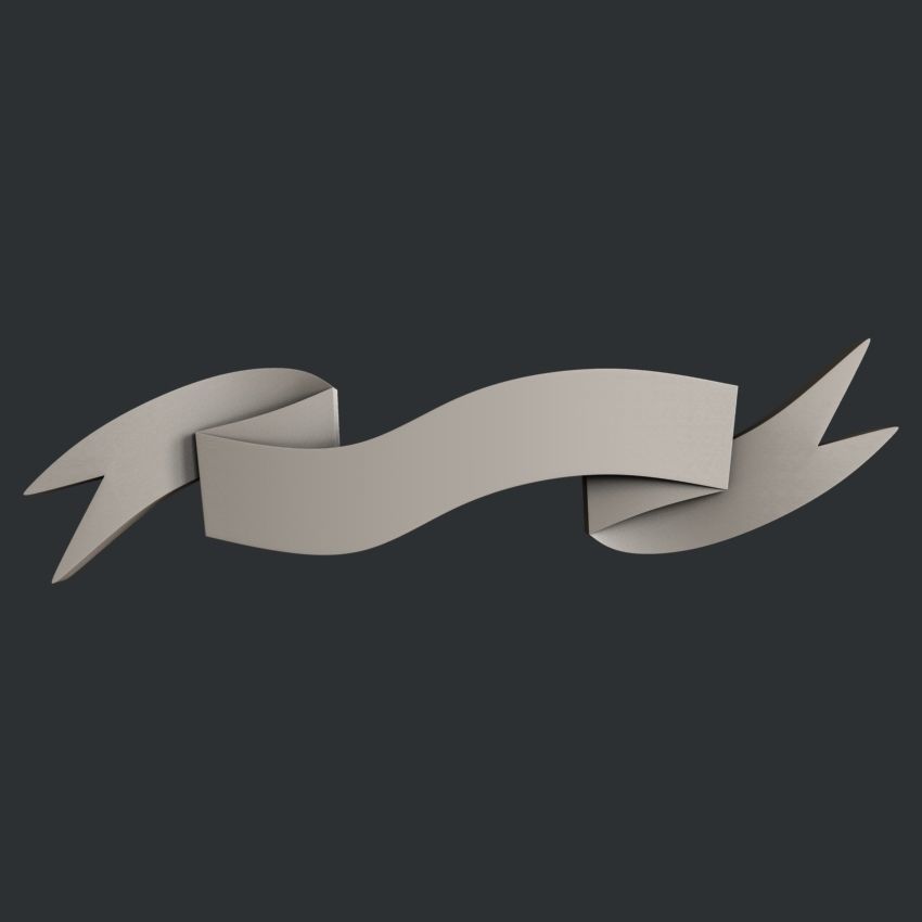 3d STL models for CNC router ribbon set 3D model | CGTrader