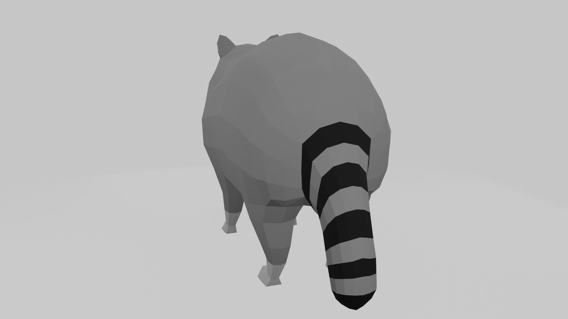 3D model Low Poly Raccoon VR / AR / low-poly | CGTrader