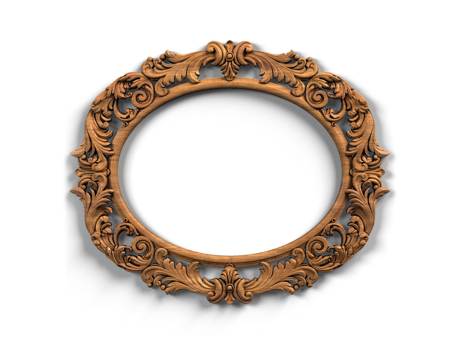 Frame0050 ornate frame 3D model CGTrader