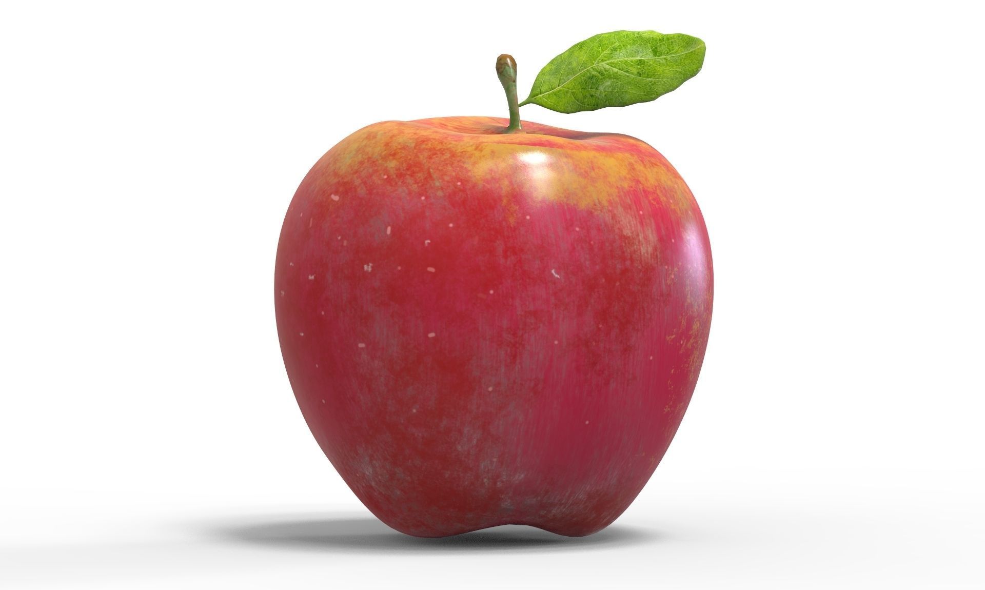 Apple Low-poly 3D model