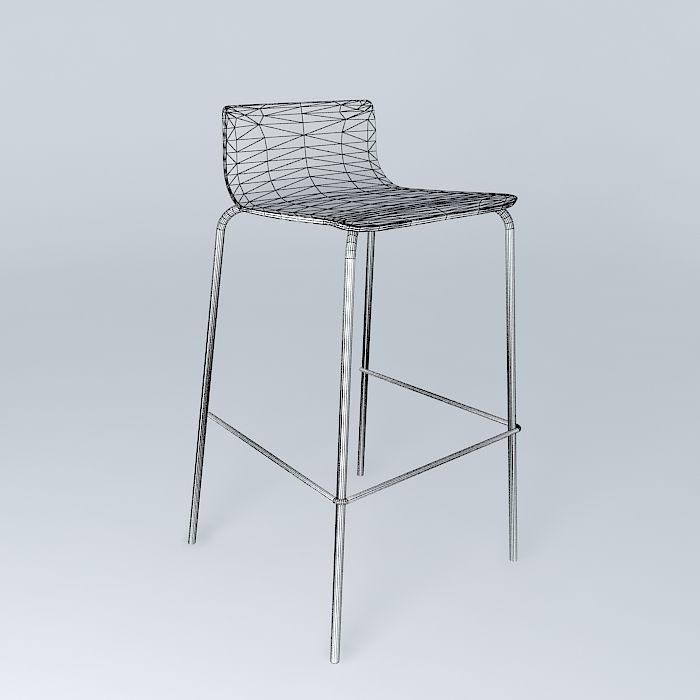 Bar stool free 3D Model MAX OBJ 3DS FBX STL SKP