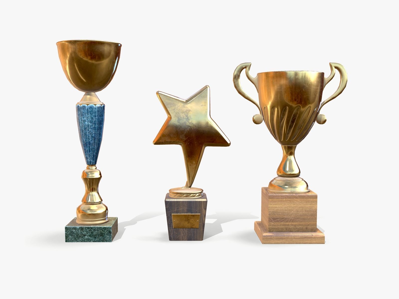 Trophy Cups lowpoly
