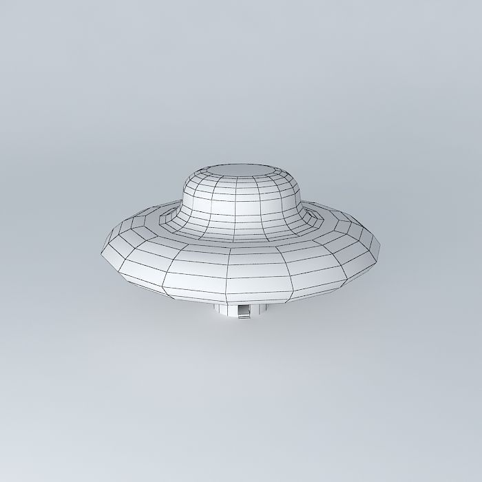 UFO free 3D Model MAX OBJ 3DS FBX STL SKP