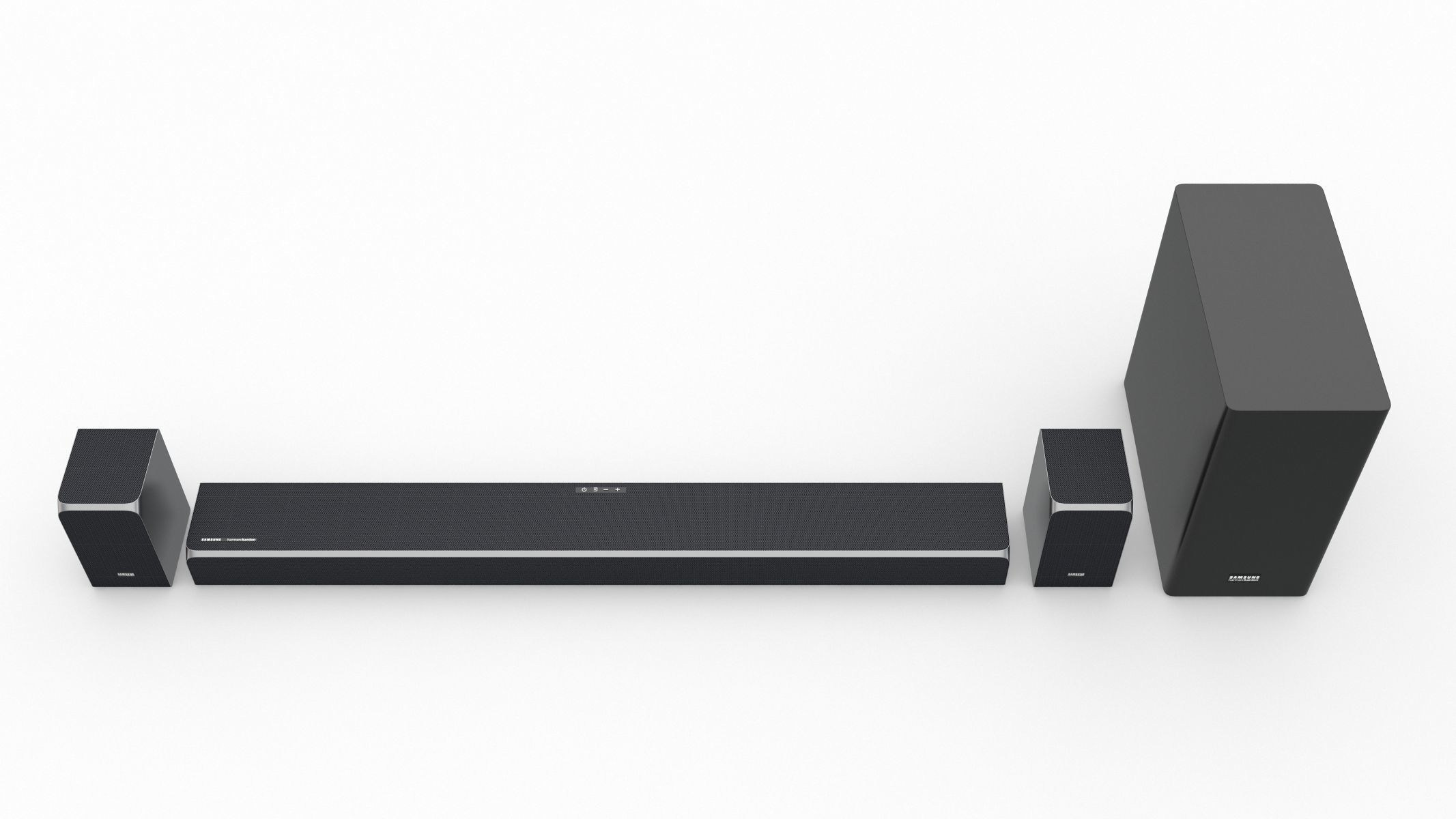 HWQ90R Samsung Harman Kardon Soundbar with Dolby 3D model CGTrader