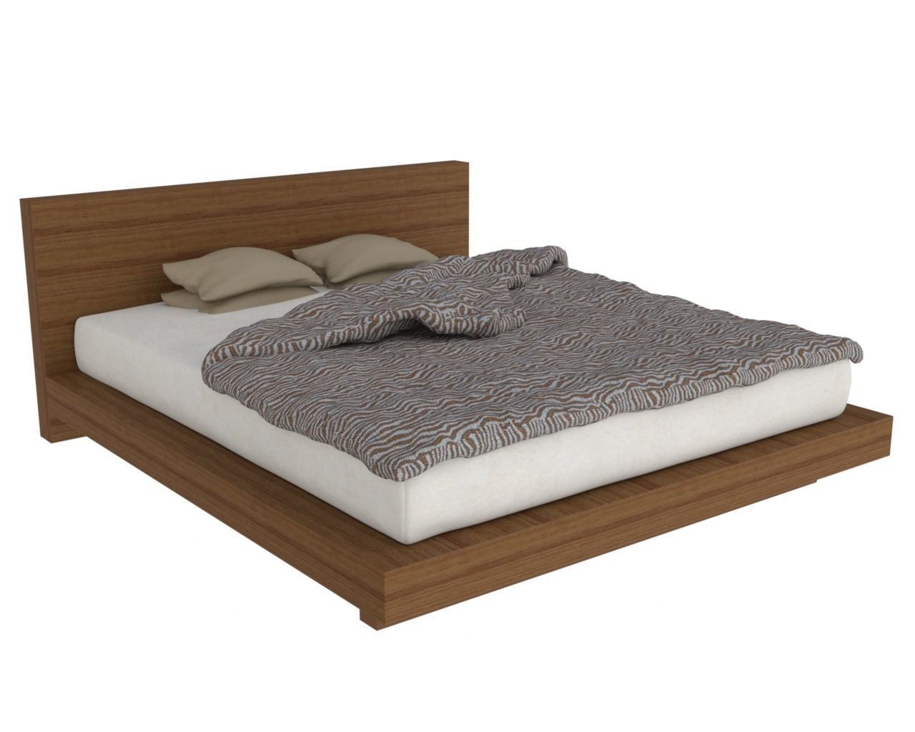 Bed 3D Model 3D model