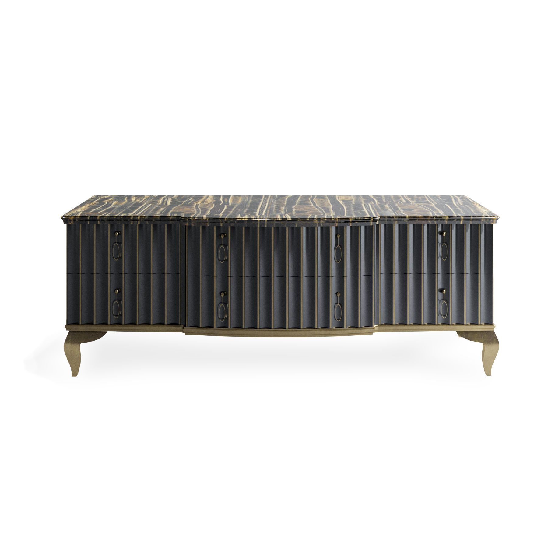 Art Deco chest of drawers 3D model