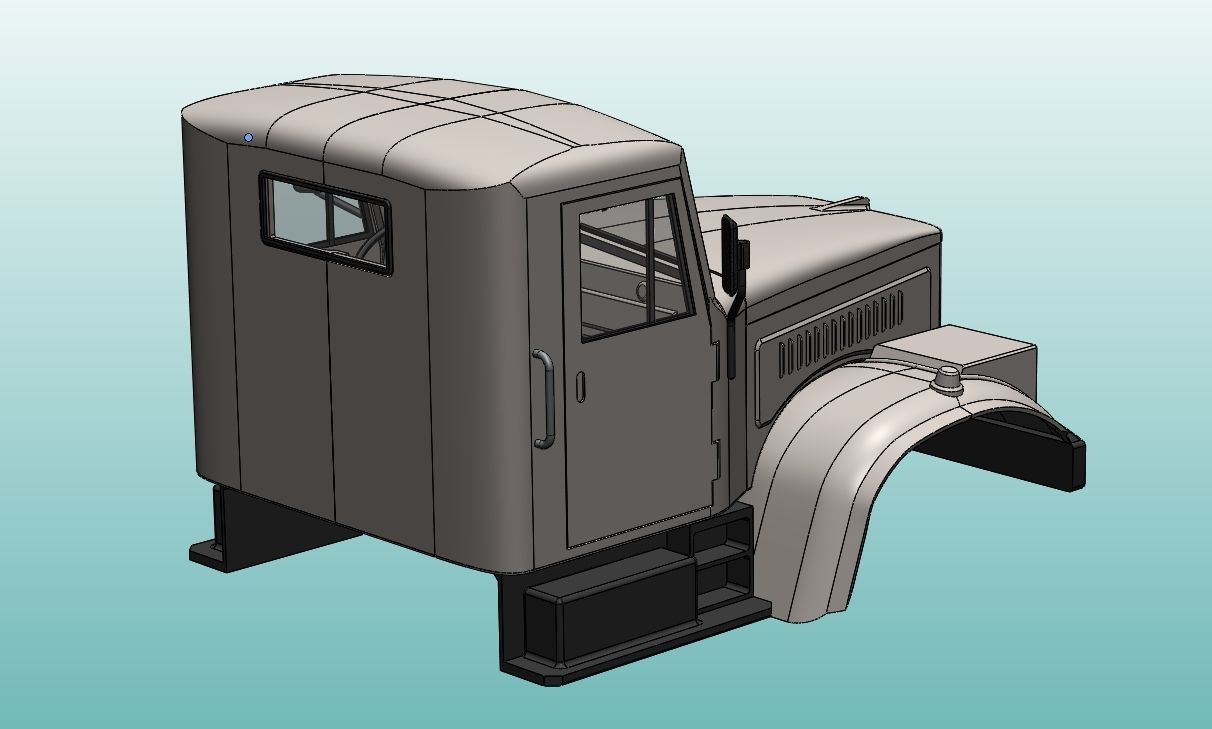 KRAZ 256 3D model 3D printable | CGTrader